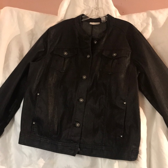 Chico’s Denim Jacket - Picture 1 of 6